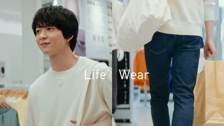 鈴木仁のインスタグラム：「. UNIQLO CM @uniqlo_jp  本日よりOA  のびのびと履き心地の良いUNIQLOのデニムを是非。  #uniqlo #ユニクロ」