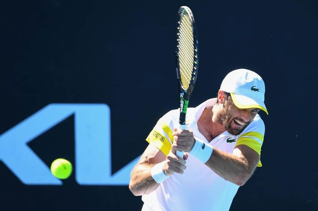 パブロ・アンドゥハルのインスタグラム：「Vuelvo a casa satisfecho con mi nivel en el #AusOpen y con ganas de seguir dando lo mejor en el tour.  #AO2021 #🇦🇺 #ATP #Tenis 📷- @gettyimages」