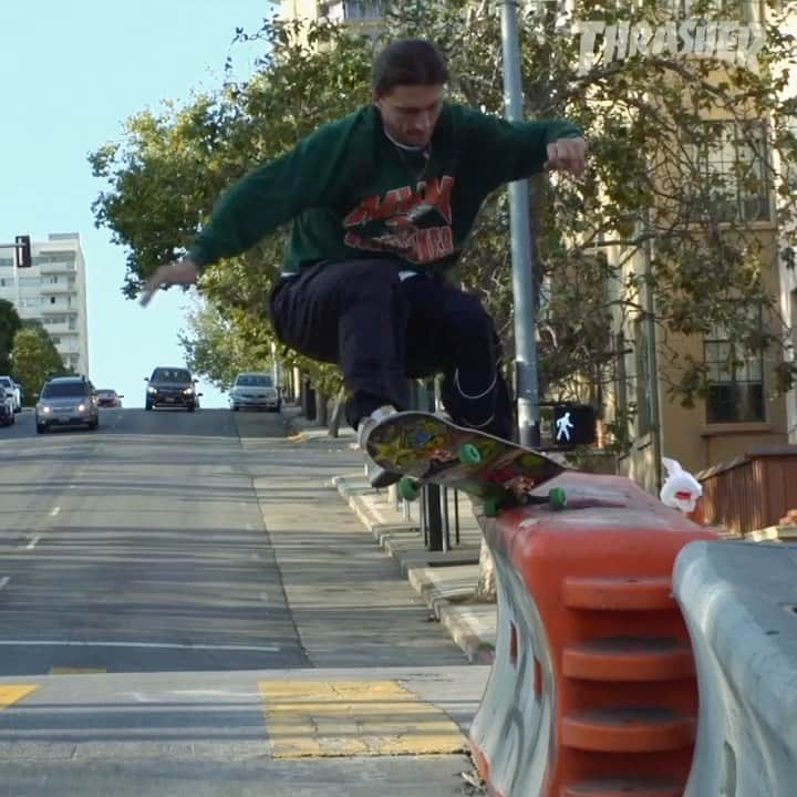 スラッシャーのインスタグラム：「👉🏾 @maurcoy @emangrizzle1 & @jeremeknibbs in @santacruzskateboards TIL THE END VOL. 5 📼 Now playing on our YouTube channel 📺」
