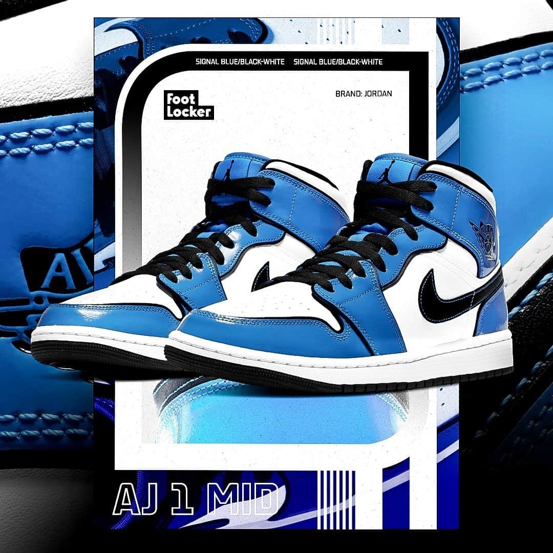 Foot Lockerさんのインスタグラム写真 - (Foot LockerInstagram)「ICY BLUE ❄️ #Jordan 1 Mid coming soon online」2月13日 3時48分 - footlocker