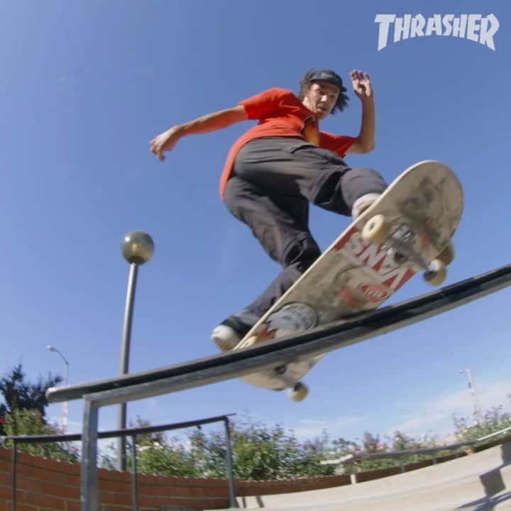スラッシャーのインスタグラム：「👉🏾 @tannervanvark is PRO AS FUCK for @realskateboards 🍾🍾 New part playing on all Thrasher channels 📡」