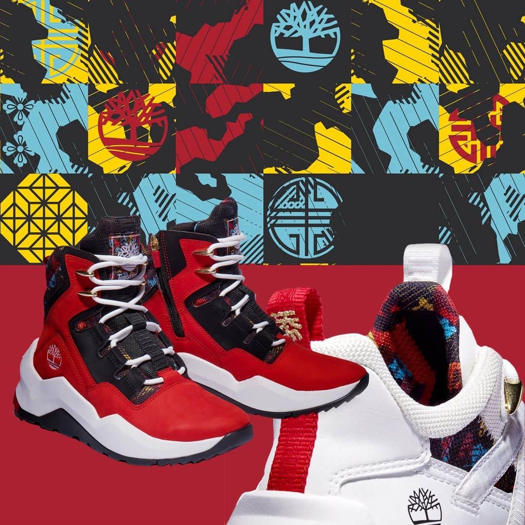 ティンバーランドのインスタグラム：「The Lunar New Year Collection. Celebrate the Year of the Ox in our eco-consciously designed boots inspired to bring good luck. #Timberland​」