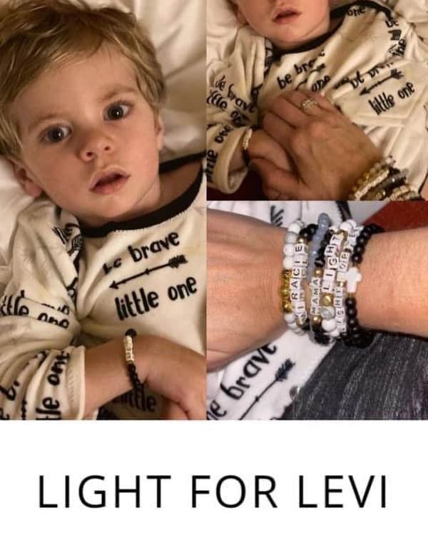 ケリー・オズボーンのインスタグラム：「@lightforleviandlainey Levi & Lainey﻿ are two, 2 year old twins. They were both involved in a near-fatal drowning (NFD) accident.  Lainey has miraculously recovered, but Levi is still fighting to find the light again.  Help spread awareness for Levi & Lainey.」