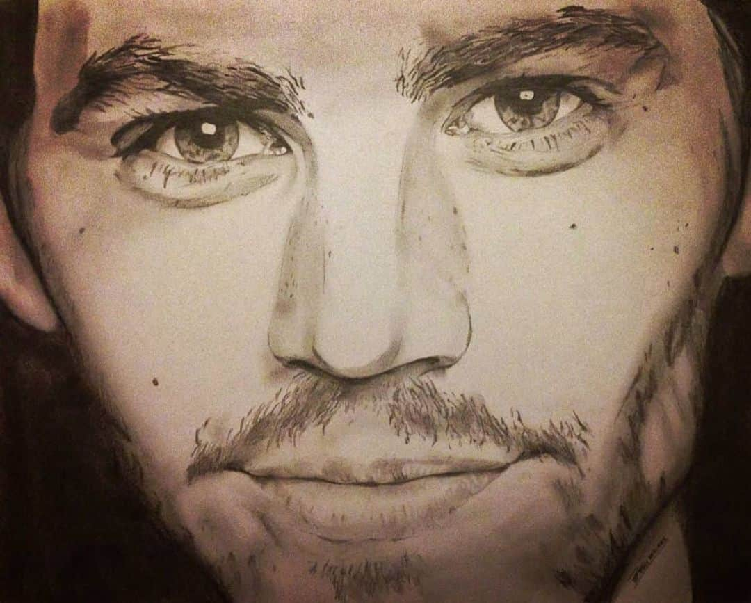 ポール・ウォーカーのインスタグラム：「We love seeing everyone’s #PaulWalkerArt! Thanks for sharing this soulful sketch, @jeremy_mullinax_777. ✏️ #FanArtFriday #TeamPW」