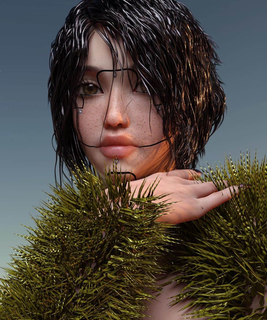 Ruby Gloomのインスタグラム：「All these spikes are vulnerable」