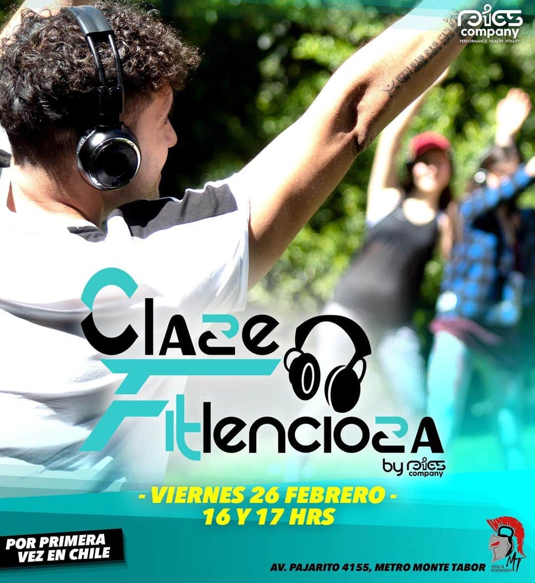 クラウディオ・リースのインスタグラム：「VIERNES 26 DE FEBRERO a las 16 y 17 hrs realizaremos la primera clase FITLenciosa de Chile, una clase con audífonos, ecológica y muy entretenida.  Clase FITlenciosa es una clase con audífonos creada para no contaminar acústicamente y para que puedas bailar en donde sea y el tipo de clase que quieras. La música la escucharas más intensa y podrás conectarte con los sonidos aún más que antes.  La primera clase es a las 16 hrs y la 2da a las 17 hrs el día viernes 26 de febrero, es exclusiva y con cupos extralimitados, tendremos todas las medidas de seguridad COVID y el recinto es al aire libre.  LUGAR: Av. Pajaritos 4155. MT Centro de entrenamientos. Metro Monte Tabor (espacio don Oscar)   Inscripciones e Información a klaudio@reies.cl   #claseFitlenciosabyReiesCompany」