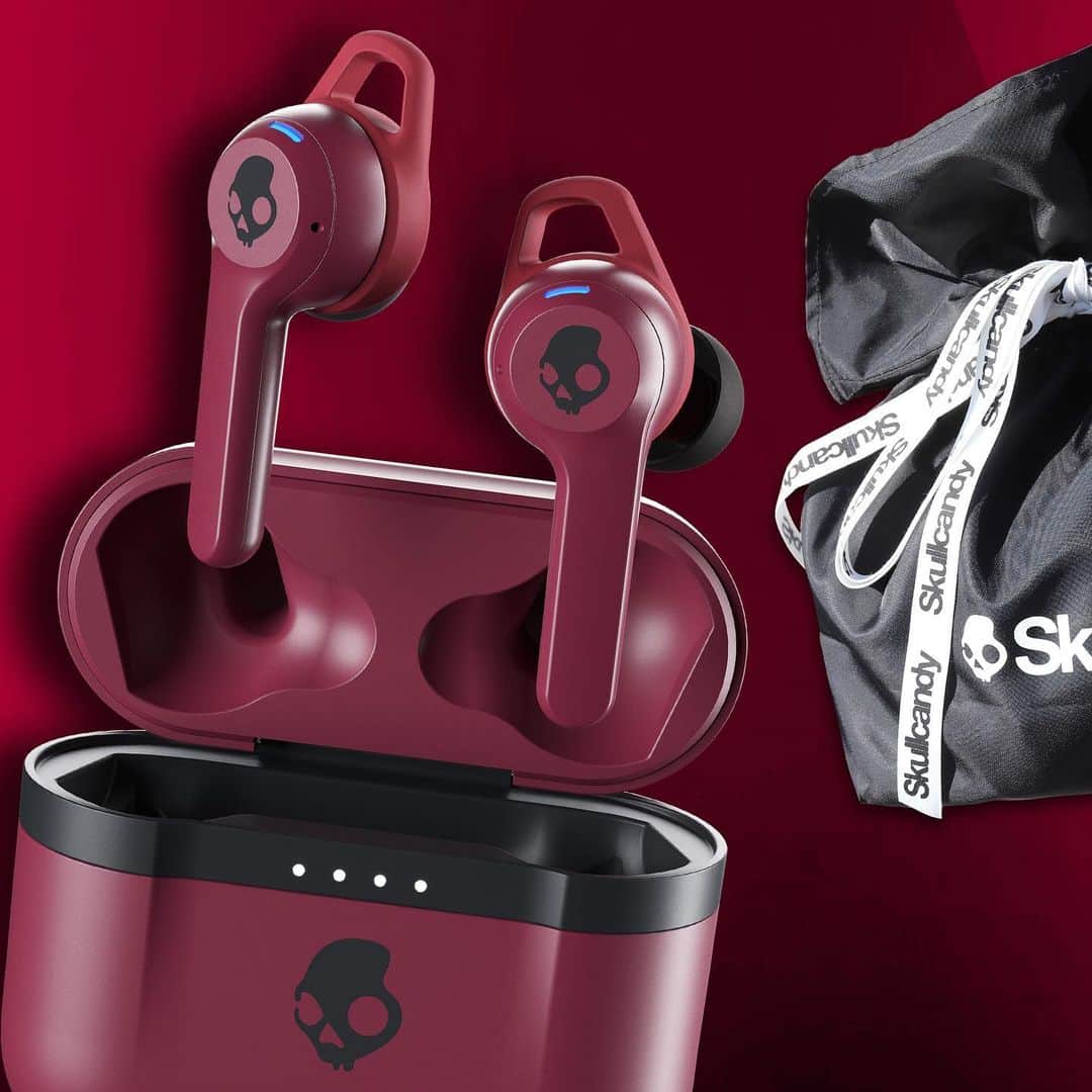 Skullcandy Japanのインスタグラム：「Indy Evo ﻿ 全5カラー✨﻿ オシャレで高音質の完全ワイヤレスイヤホン💀﻿ ﻿ 【残り2日！バレンタインデーセット🎁】﻿ 公式サイトでIndy Evoご注文すると﻿ ラッピングギフト&イヤホンプレゼント中💀🎁﻿ ﻿詳しくはプロフィールのリンク先公式サイトにて！  #FeelSkullcandy」