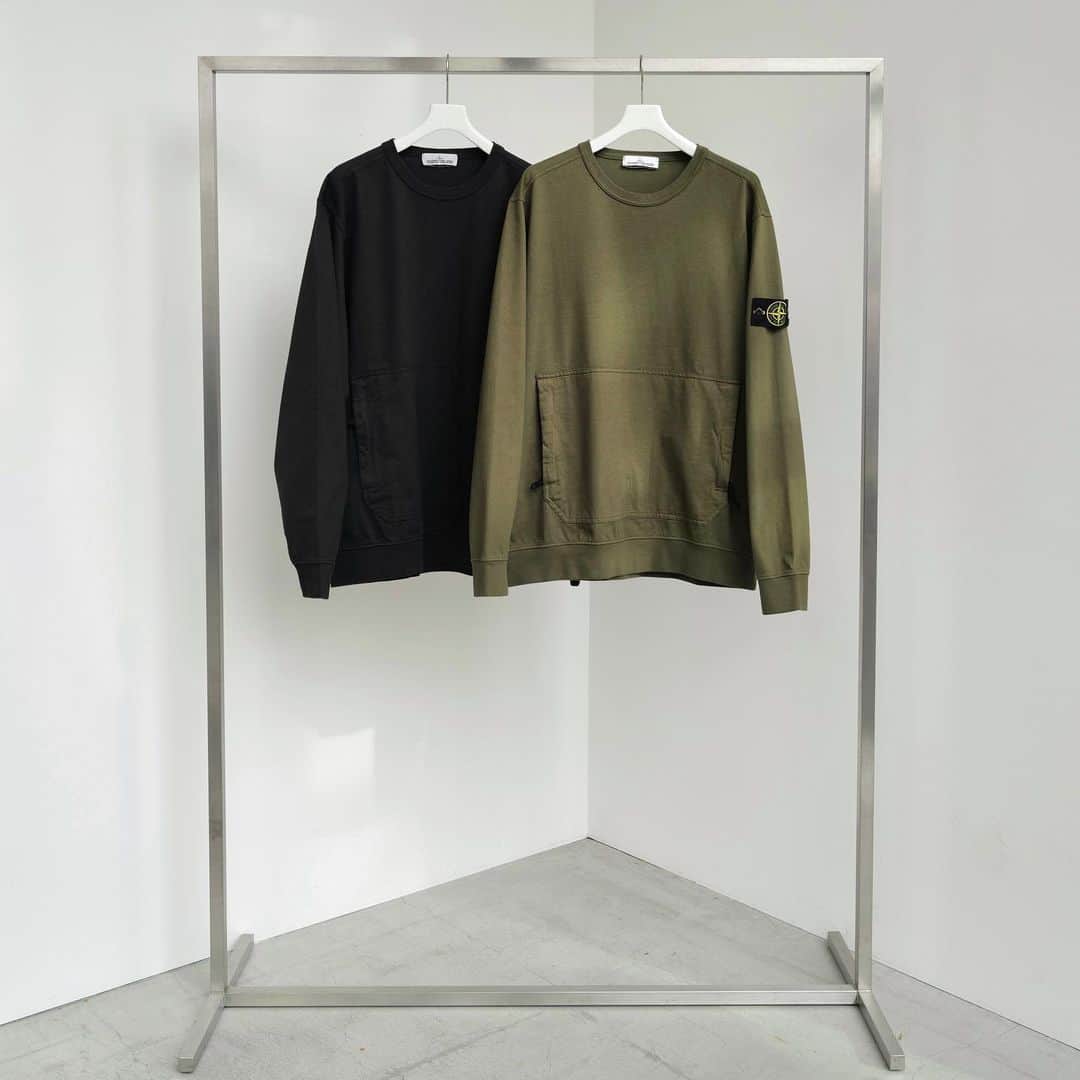 beams_harajuku_officialのインスタグラム：「…  ＜STONE ISLAND＞ "KANGAROO POCKET L/S TEE" @stoneisland_official @beams_harajuku_official  #stoneisland #21ss #beams #ビームス #harajuku_beams #HARAJUKUSTYLE #mensfashion #menswear #wear #style #fashion」