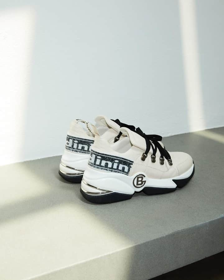 バルディニーニのインスタグラム：「The iconic Baldinini sneaker in elegant cream nappa, for those that dare to stand out in style.」