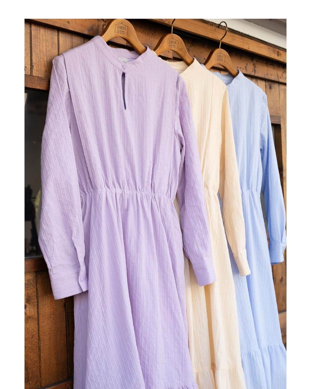 LEBECCA boutique Vintageのインスタグラム：「.﻿ LEBECCA boutique﻿ Original New Arrival🌷﻿ ﻿ ﻿ 敬慕の念とワンピース﻿ ¥13,200(tax in)﻿ ﻿ ﻿ 🎪ラフォーレ原宿店﻿ 2/13 11:00〜﻿ 📲WEB STORE﻿ 2/13 21:00〜﻿ ﻿ ﻿ #敬慕の念とワンピース﻿ #LEBECCAboutique」