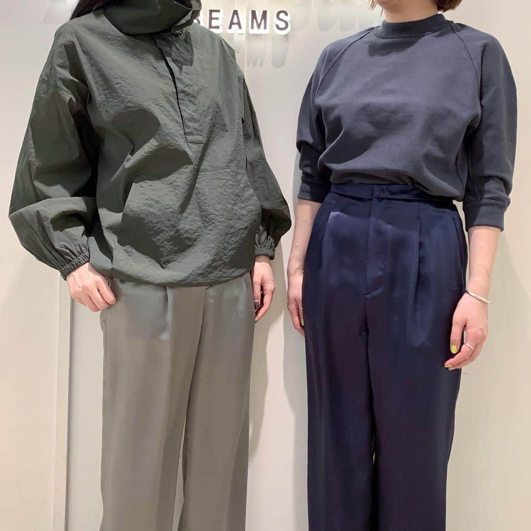 デミルクス ビームス 新宿のインスタグラム：「. AK+1 1st delivery🌿 tone on toneでの合わせがしたくなる、そんなアイテムです🕊 .  #demiluxebeams  #BEAMS #21ss #ak1_beams」