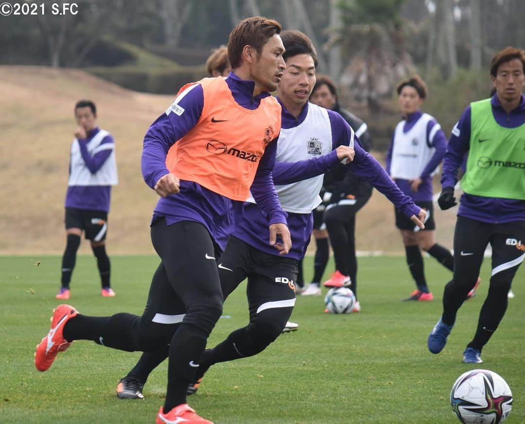 サンフレッチェ広島さんのインスタグラム写真 - (サンフレッチェ広島Instagram)「鹿児島キャンプ8日目⚽️ 午前と午後の2部練習でみっちり鍛えました💪💪  #大迫敬介 選手 #森島司 選手 #青山敏弘 選手 #ジュニオールサントス 選手 #野上結貴 選手 #増田卓也 選手 #川辺駿 選手 #sanfrecce #サンフレッチェ広島 #積攻 #鹿児島キャンプ」2月12日 20時56分 - sanfrecce.official