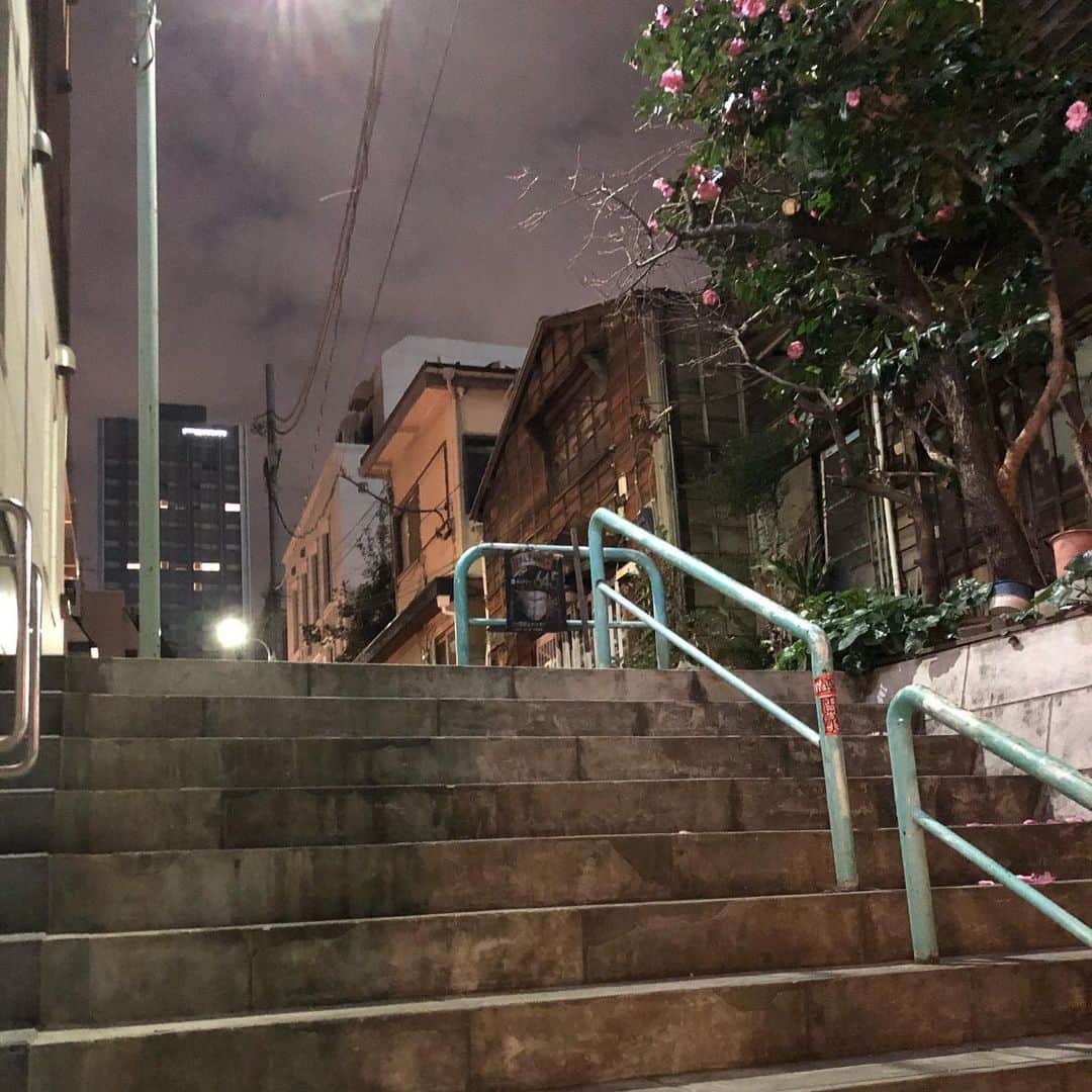 櫻井リヤさんのインスタグラム写真 - (櫻井リヤInstagram)「六本木の階段たち　#夜散歩#階段#港区」2月12日 21時43分 - liya_sakurai
