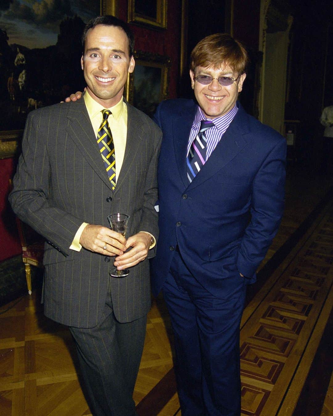 GQさんのインスタグラム写真 - (GQInstagram)「#YourMorningShot: Elton John and his partner David Furnish in London, 1997.」2月12日 21時45分 - gq