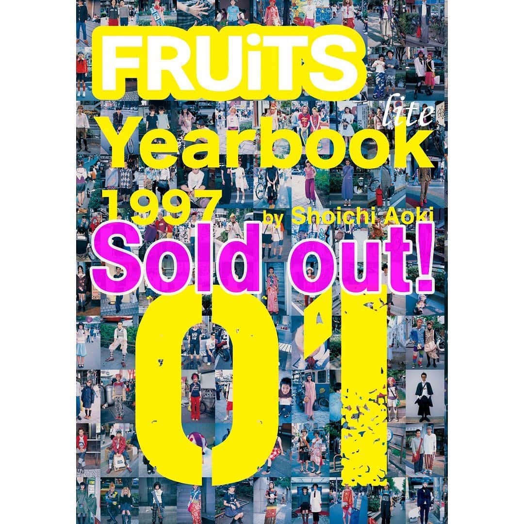 FRUiTSさんのインスタグラム写真 - (FRUiTSInstagram)「The FRUiTS Yearbook vol.1 (1997) has now sold out! Big thanks to all who bought it.  Stay tuned for the launch of the FRUiTS Yearbook vol.2 (1998) in a few months!」2月12日 21時59分 - fruitsmag