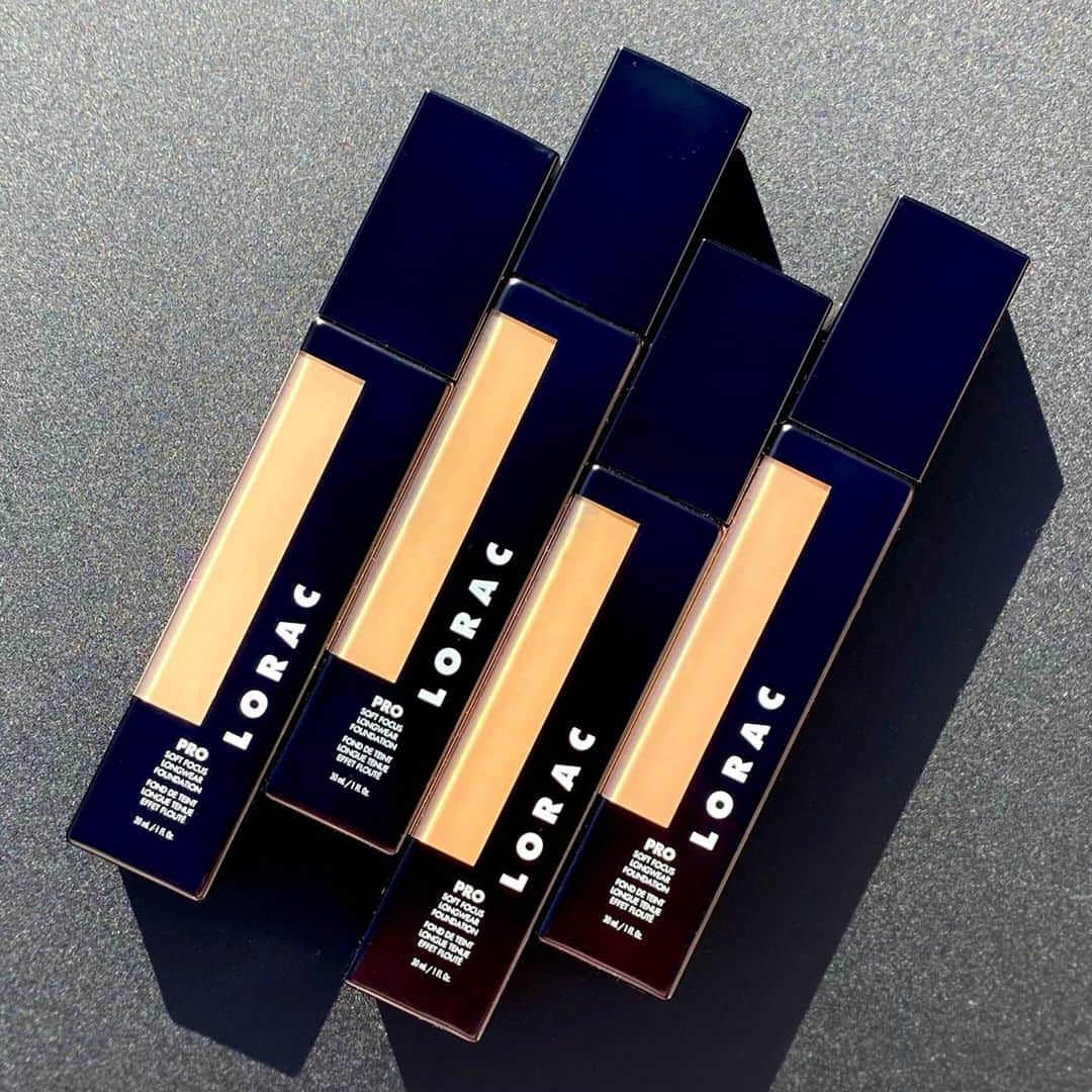 LORACのインスタグラム：「Dermatologist tested, your skin will love you 💞 PRO Soft Focus Longwear Foundation in shades 4, 5, 6 & 7 LIGHT - find your perfect match on ULTA.com with their custom Shade Finder - available in 25 shades - link in bio!  #LORAC #LORACCosmetics @ultabeauty」