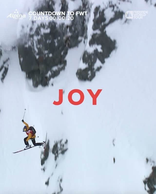 アルピナのインスタグラム：「#FWT21 is all about JOY !  #AlpinaWatches #ReachYourSummit #FreerideWorldTour Check out our bio to learn more about our partnership with the @freerideworldtour  . . . . .  #alpinist  #climbing  #alpinism  #mountaineering  #alpinismo  #climb  #mountaineer  #mountains  #mountain  #alps  #adventure  #nature  #snow  #skier  #skiing  #photooftheday  #winteriscoming  #holiday  #photography  #wintersport  #skilife  #fun  #skiingislife  #sport  #travel」