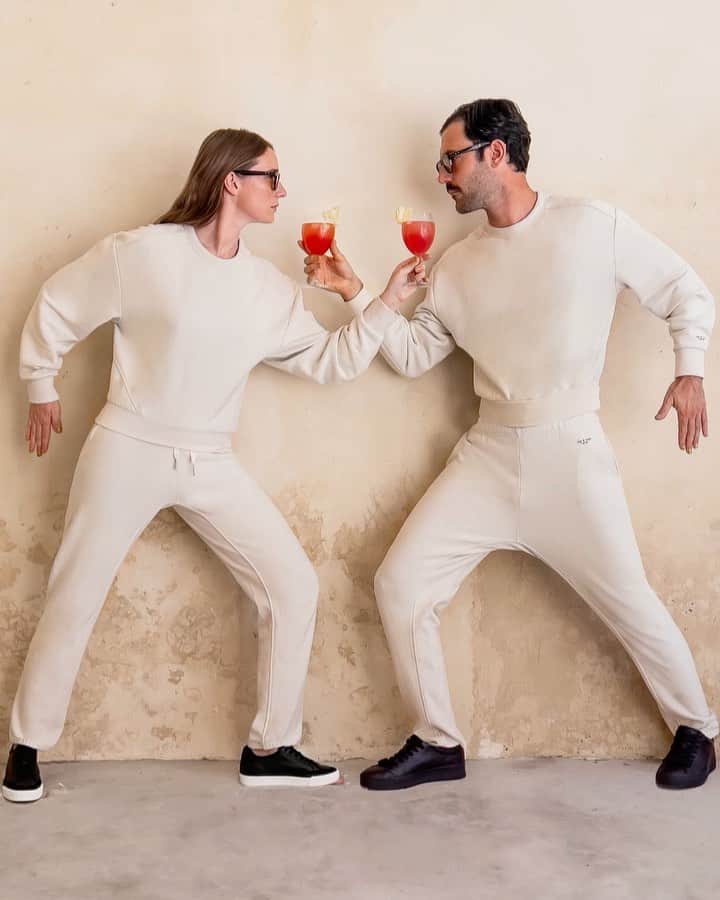 ラグ&ボーンのインスタグラム：「Wherever, with whoever. City sweats are meant to be paired. Together, or on their (or your) own. Take a cue from @young_emperors」