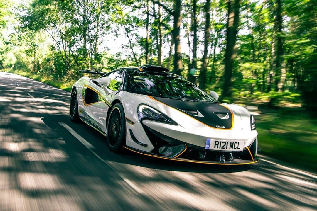 McLaren Automotiveのインスタグラム：「The performance, feel, feedback and handling of the 620R will leave a driver in no doubt that it is a race car at heart.」