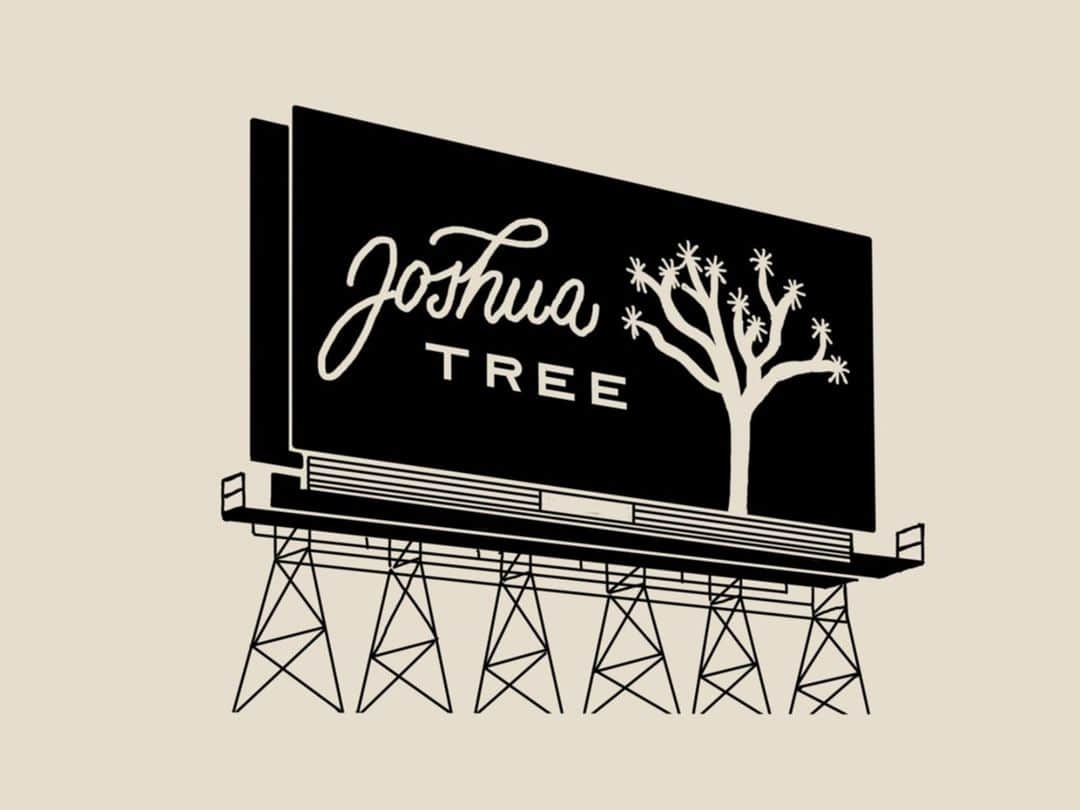 Dribbbleさんのインスタグラム写真 - (DribbbleInstagram)「Joshua Tree billboard sign by Francis Chouquet ⠀ ⠀ #dribbble #design #nationalparks #joshuatree #illustration #dribbblers」2月13日 1時45分 - dribbble