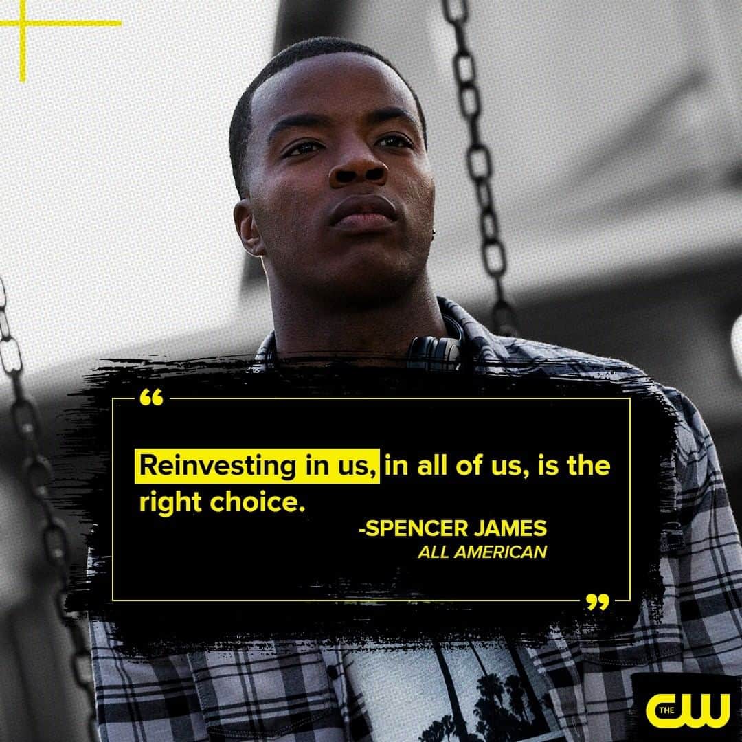 The CWのインスタグラム：「Spencer is reinvesting in his community. #BlackHistory #BlackHistoryMonth #AllAmerican」