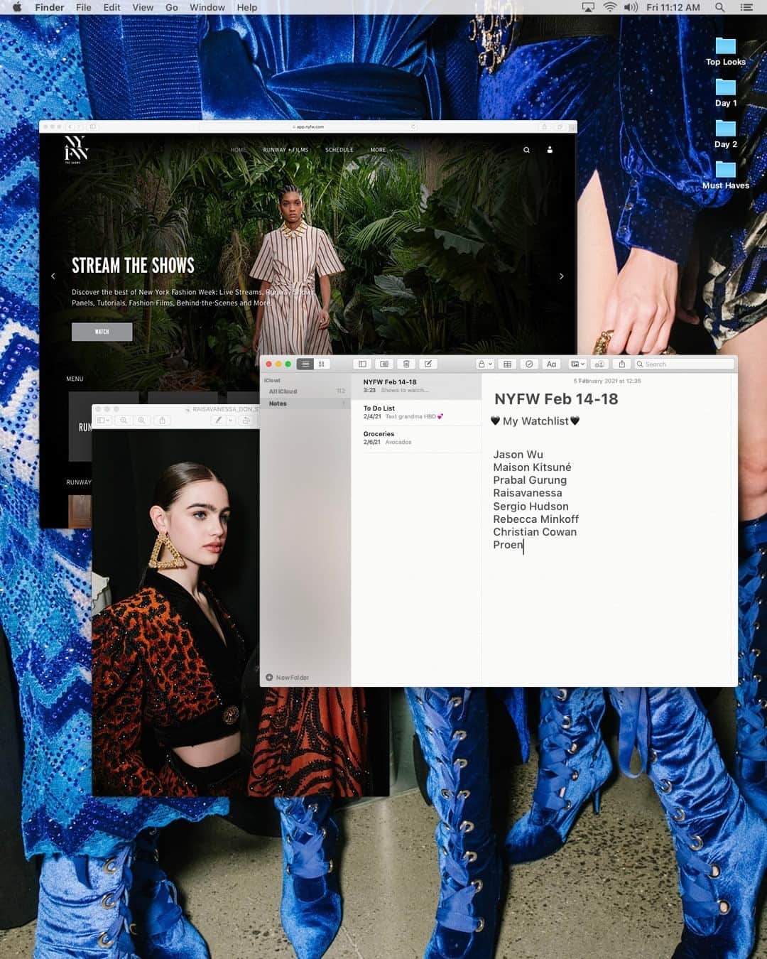 Fashion Weekのインスタグラム：「Making our list & checking it twice! What designer shows are on your must-watch list this #NYFW? Check out the full schedule at the link in bio & sign up on nyfw.com to get front-row access to this season's events.」