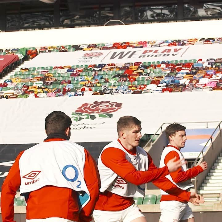 ラグビーイングランド代表のインスタグラム：「Ready for game day 🏴󠁧󠁢󠁥󠁮󠁧󠁿🇮🇹🌹  #ENGvITA #GuinnessSixNations」