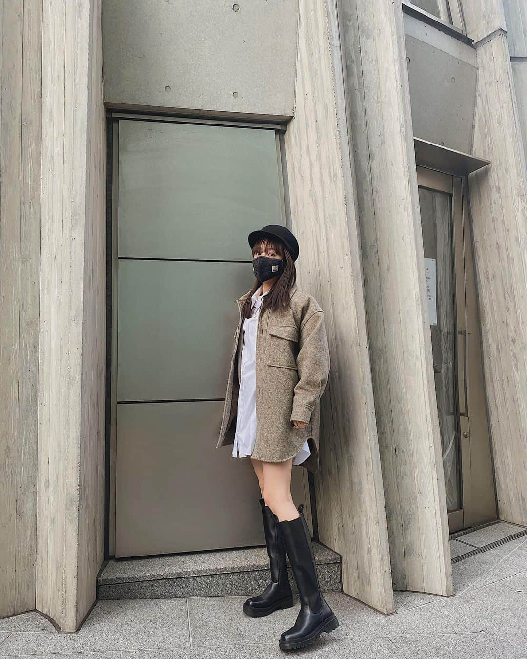 前田希美（まえのん）さんのインスタグラム写真 - (前田希美（まえのん）Instagram)「#のんの私服   お久しぶりです。脚。  #code #fashion #ootd #style  #amail #ameri #cos #zara」2月13日 12時43分 - maeda_nozomi