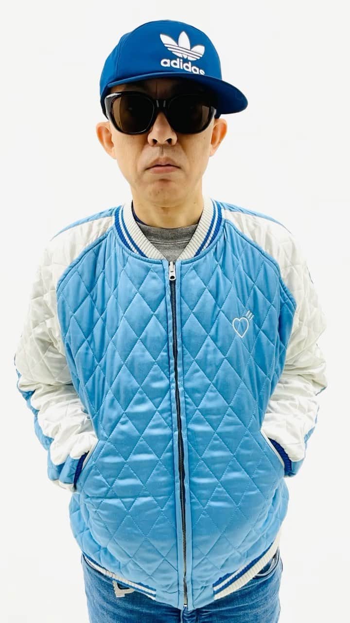 NIGOのインスタグラム：「Souvenir jacket 🔄 @adidasoriginals  @humanmade」