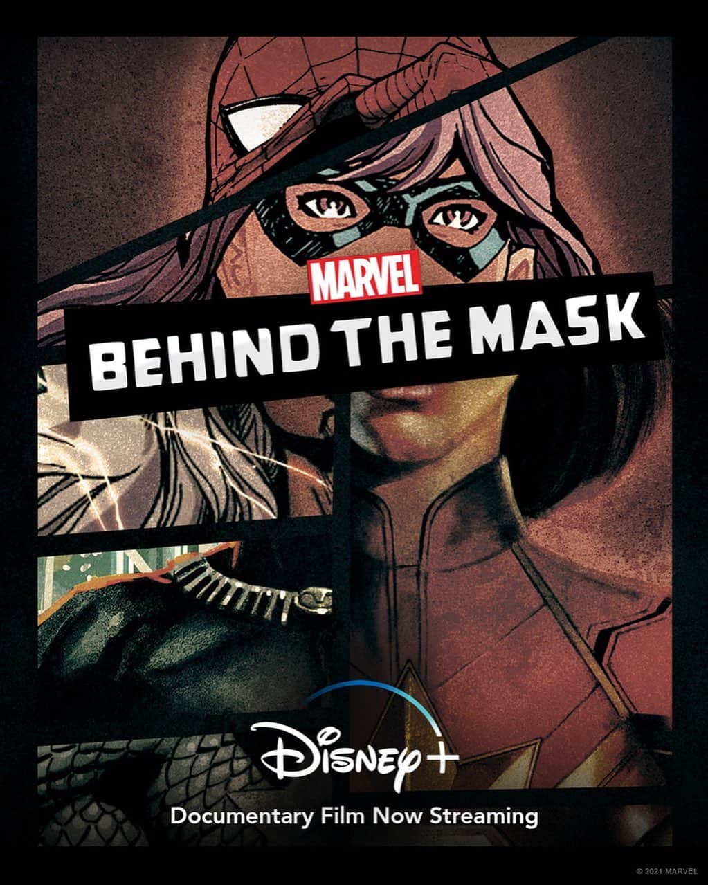 Marvel Entertainmentさんのインスタグラム写真 - (Marvel EntertainmentInstagram)「Explore the power of identity behind Marvel's greatest heroes. "Marvel's Behind the Mask," a new documentary special, is now streaming on #DisneyPlus. #MarvelBehindTheMask」2月13日 4時02分 - marvel