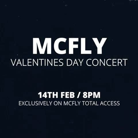 ハリー・ジャッドのインスタグラム：「This Sunday 8pm on #mcflytotalaccess #valentinesconcert ❤️」