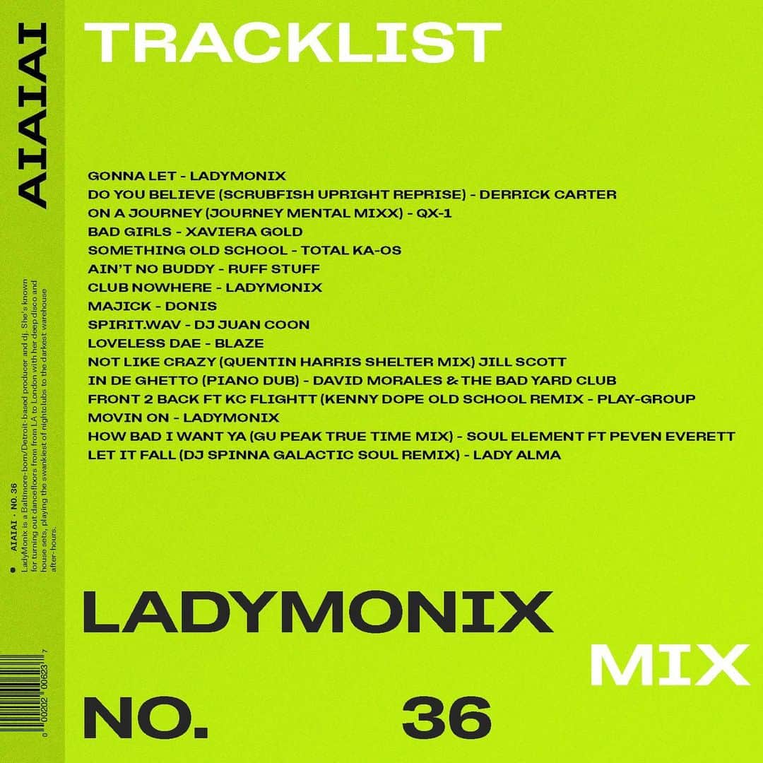 AIAIAIさんのインスタグラム写真 - (AIAIAIInstagram)「New mix! @ladymonixx is a Baltimore-born/Detroit-based producer and dj. She’s known for turning out dancefloors from LA to London with her deep disco and house sets, playing the swankiest of nightclubs to the darkest warehouse after-hours.  Check out mix 036 now!」2月13日 4時25分 - aiaiai.audio