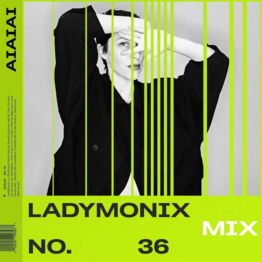 AIAIAIのインスタグラム：「New mix! @ladymonixx is a Baltimore-born/Detroit-based producer and dj. She’s known for turning out dancefloors from LA to London with her deep disco and house sets, playing the swankiest of nightclubs to the darkest warehouse after-hours.  Check out mix 036 now!」