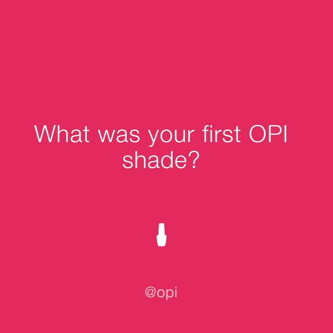 OPIさんのインスタグラム写真 - (OPIInstagram)「This week is all about the first @opi shade #OPIRed, so we've got to know what was your VERY FIRST #opi shade?!   #ColorIsTheAnswer #OPIObsessed #Nails #NailSwag #Funny #NailQuote #Meme #NailPolish⁠ #NailTech #Relatable #Mani #Manicure #Color」2月13日 5時00分 - opi