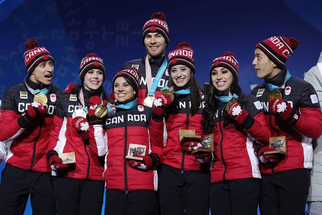 ガブリエル・デールマンのインスタグラム：「3 years ago today my childhood dream came true still can’t believe it to this day Miss this team so incredibly much 🥇🇨🇦」