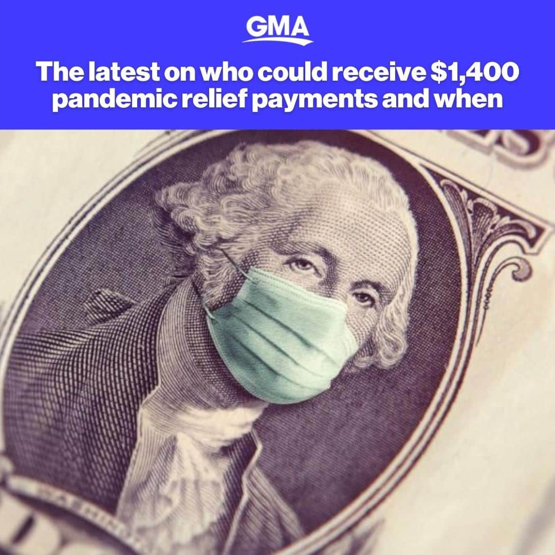 Good Morning Americaさんのインスタグラム写真 - (Good Morning AmericaInstagram)「The $1,400 pandemic relief payments that President Biden advocated for are one baby step closer to reaching Americans in need. See link in bio for the latest on what to know about the next round of stimulus checks. #stimuluspackage #covidrelief #pandemicrelief #stimuluschecks」2月13日 5時31分 - goodmorningamerica