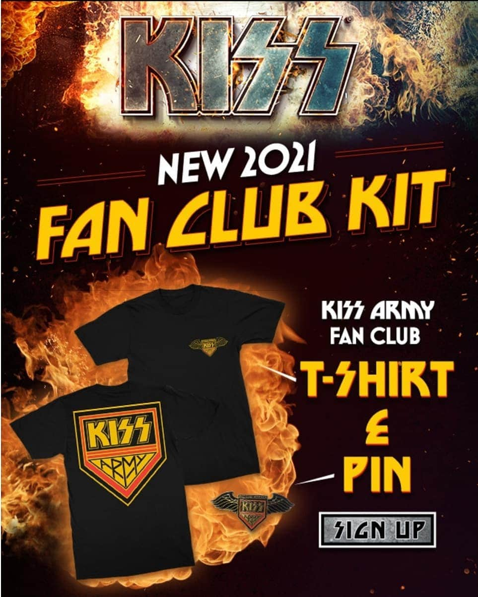 KISSさんのインスタグラム写真 - (KISSInstagram)「New 2021 #KISSARMY Fan Club KIT! Sign Up today https://t.co/Ufn7NfNV0S」2月13日 5時58分 - kissonline