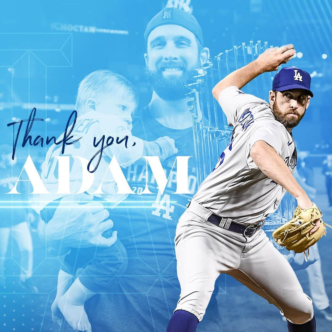 Los Angeles Dodgersさんのインスタグラム写真 - (Los Angeles DodgersInstagram)「Thank you Adam and @dfloro_51! Best of luck in Oakland and Miami.」2月13日 6時18分 - dodgers