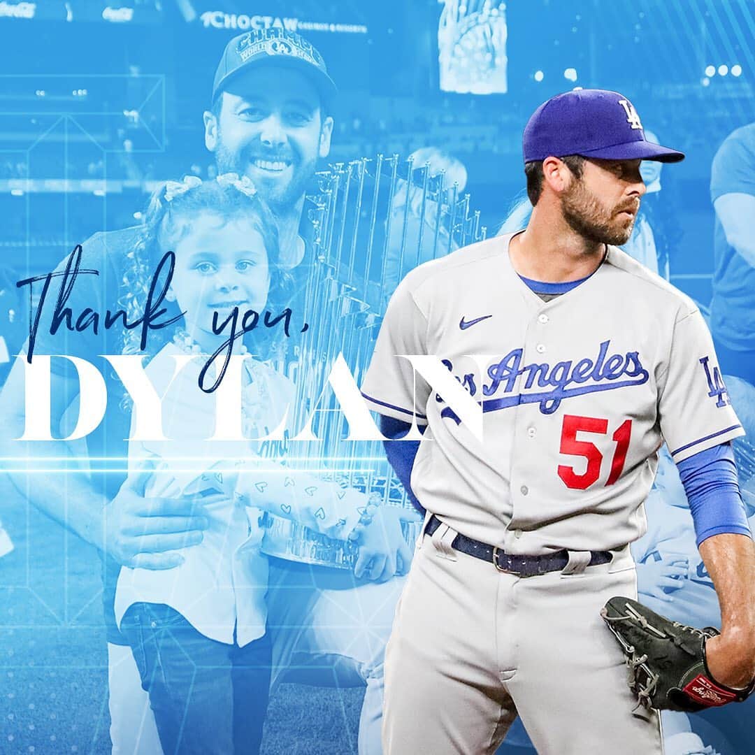 Los Angeles Dodgersさんのインスタグラム写真 - (Los Angeles DodgersInstagram)「Thank you Adam and @dfloro_51! Best of luck in Oakland and Miami.」2月13日 6時18分 - dodgers