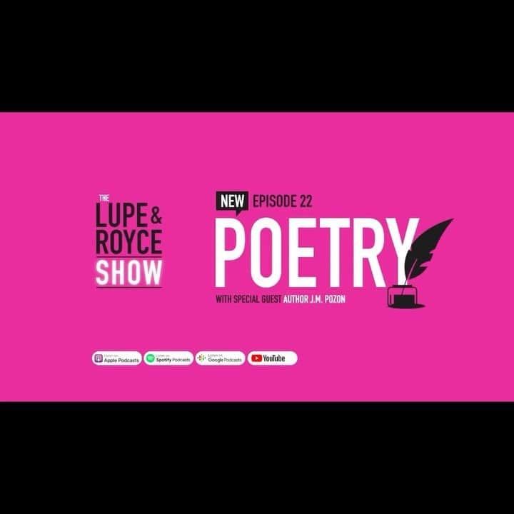 ルーペ・フィアスコのインスタグラム：「Talking about the writing process with @author_jovahnamarie on the #lupeandroyce pod this week with @royceda59 & @tomonedge. Find it on Apple, Spotify, or the @saywhat.media YouTube channel!」