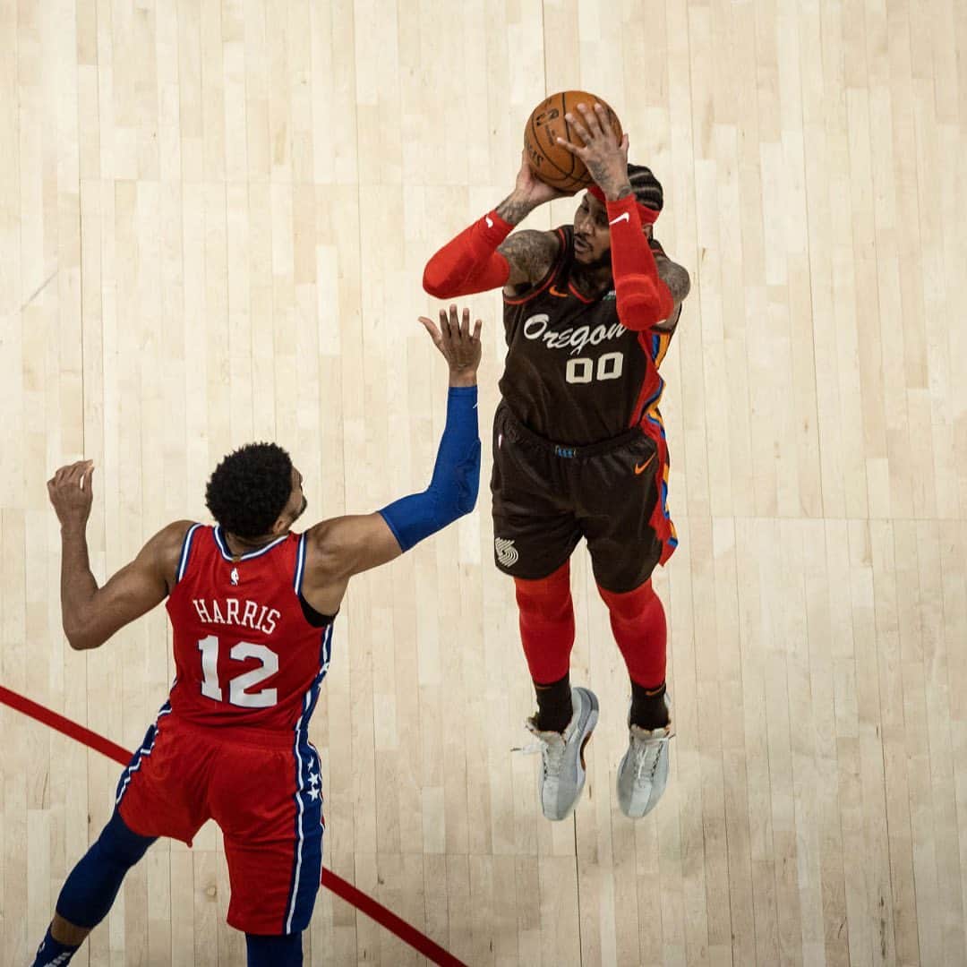 カーメロ・アンソニーのインスタグラム：「Everything May Be Different But The Goal Is Still The Same. #STAYME7O」