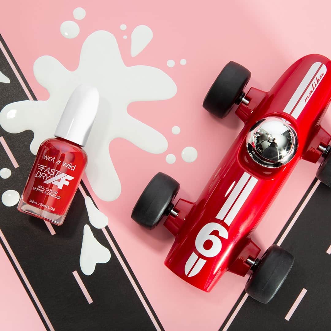 wet'n wild beautyさんのインスタグラム写真 - (wet'n wild beautyInstagram)「You don't have to worry about burnout with #FastDryAF Nail Colors! They dry in 40 seconds and last 5 days for speedy, lasting color  Get them @Walmart @Amazon @fivebelow (3/1)  @dollargeneral (3/8) @riteaid @cvspharmacy @heb and ALWAYS at wetnwildbeauty.com   #wetnwild #wetnwildbeauty #fastdryafnailcolor #nailpolish #beauty #crueltyfree」2月13日 9時06分 - wetnwildbeauty