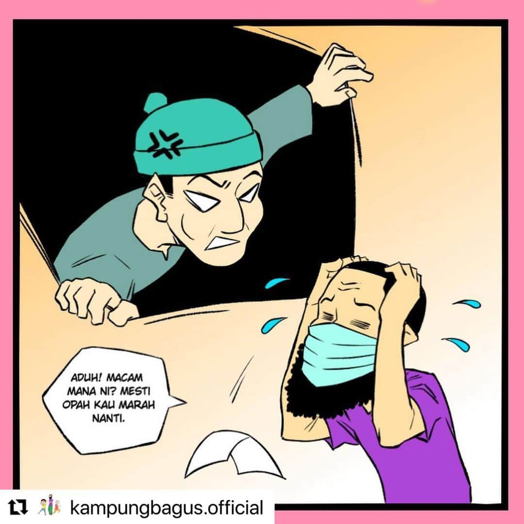 Koleksi Komik Malaysiaさんのインスタグラム写真 - (Koleksi Komik MalaysiaInstagram)「#Repost @kampungbagus.official with @make_repost ・・・ #050 [BARANG DAPUR] . . Aduh. Struggle jugak atuk nak cari barang yang Opah kau nak. 2, 3 kali atuk pusing satu barang pun tak jumpa. Mohon pihak supermarket telak label besau2 kat barang2 biar kami mudah nak cari. . .  #camGampang #komik #lawak #komiklawak #komikmalaysia #dudukrumah #lawakgampang #lkb #lawakkampungbagus #kartun #corona #covid19 #gengkomik #perintahkawalanpergerakan #baman #pkp #meletop #komikletop #koleksikomikmalaysia #komikboi #lawakterhad #budakkampung #nerdpakaispek」2月13日 9時59分 - tokkmungg_exclusive