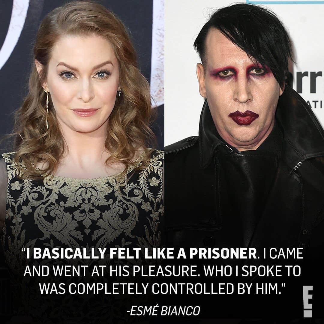 E! Onlineさんのインスタグラム写真 - (E! OnlineInstagram)「#GoT's Esmé Bianco is the latest woman to accuse Marilyn Manson of abuse, claiming he "almost destroyed" her life. Link in bio for the new allegations, including her final-straw moment. (📷: Getty)」2月13日 10時46分 - enews