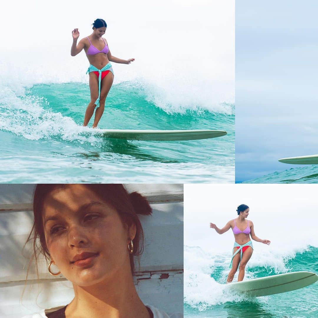 BillabongWomensJapanのインスタグラム：「Good meat pies down south!  The waves wear too massive for my log,but luckily we had a chance to surf my home town ‘Bylon’too.Such good times with the girls!- @josie_prendergast」