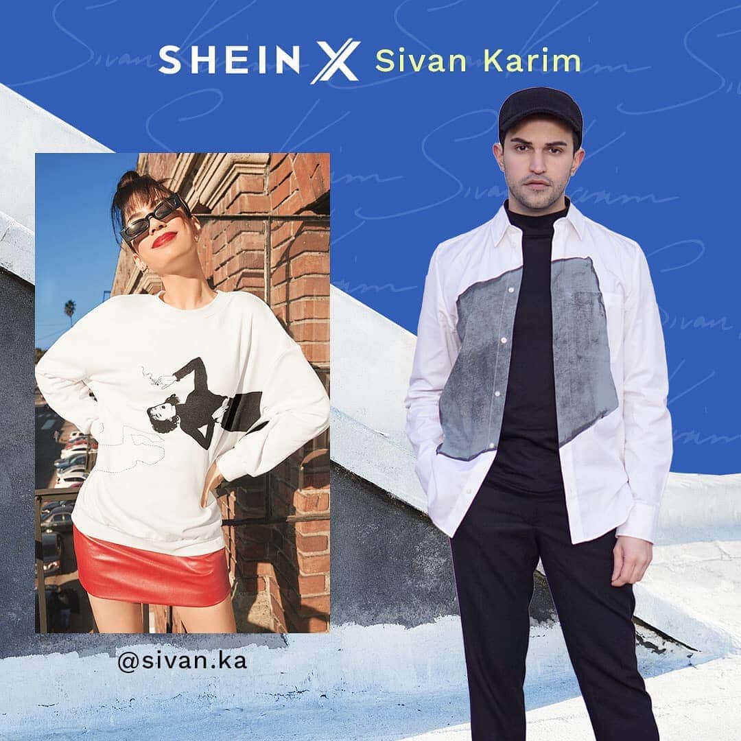 SHEINのインスタグラム：「Runnin' on a dream with @sivan.ka! Recently commissioned by SHEIN Germany for two of his designs, Berlin-based artist Sivan Karim is known for his high-contrast ink drawings that are found all over the internet. Fall in love with the dreamlike fantasy quality of his pieces 🖋  📣SHEIN X spotlights the latest indie designers to fashion lovers around the world by letting them focus on creating while we do the heavy lifting (a.k.a. producing + selling).  Got Design In Your DNA? ✨🎨  Apply to score a spot in our next SHEIN X designer lineup 👉https://m.shein.com/promotion/shein-x-apply」