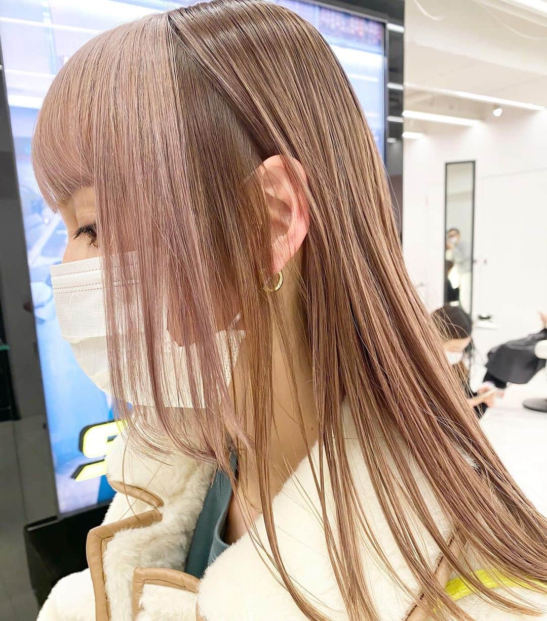 Sachiのインスタグラム：「Face Point color  #shima#hair#shima_sachi」