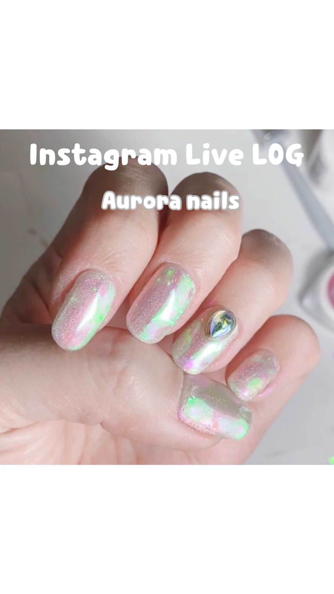 なかやまちえこのインスタグラム：「完成です✨✨⠀ ⠀ 全編は #youtube  で見れます☺️  PREGEL・Betty gel・きまぐれキャット・PREANFA・PREXY商品は、⠀ ネイリストの方は↓ ⠀ プリモール @nail_premall ⠀ http://gelnailshop.com/ ⠀ キャンディポケット @candypocket_official ⠀ http://www.beautysupport.jp/sm/script_main/shoptop.php ⠀ セルフの方は↓ ⠀ ジョイアート @joyartofficial ⠀ http://joyart.biz/ ⠀ ⠀ にて購入頂けます☺️⠀  #nail #nails #nailart #ネイル #美甲 #ネイルアート  #japanesenailart #manucure #japanesenails #manicurist #gelnails #أظافر #네일아트 #미용 #vẽmóng #ngườiđẹp  #เพ้นท์เล็บ #искусствоногтя #artedeuñas #เพ้นท์เล็บเจล #ジェルネイルデザイン #オーロラネイル #auroranails @pregelofficial @kimagure_cat_whim @bettygel_official @prexyofficial」