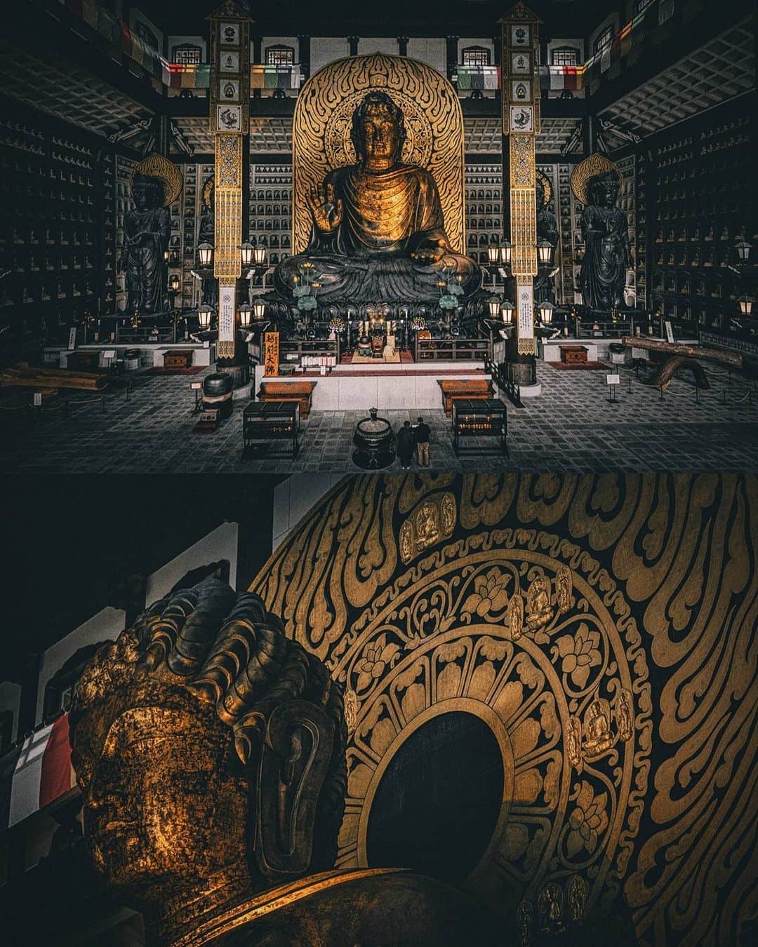 Berlin Tokyoさんのインスタグラム写真 - (Berlin TokyoInstagram)「Magnificence and tranquility coexist in the presence of the biggest Buddha statue in Japan. . . The Daishizanseidaiji temple was built by a wealthy industrialist with his own money. The five-story pagoda is the tallest in Japan also the etizen big buddha is the biggest in Japan (Among those sitting inside the building). There are 1,712 stone Buddhas placed around the building. . . . #hellofrom Fukui, #Japan」2月13日 22時15分 - tokio_kid