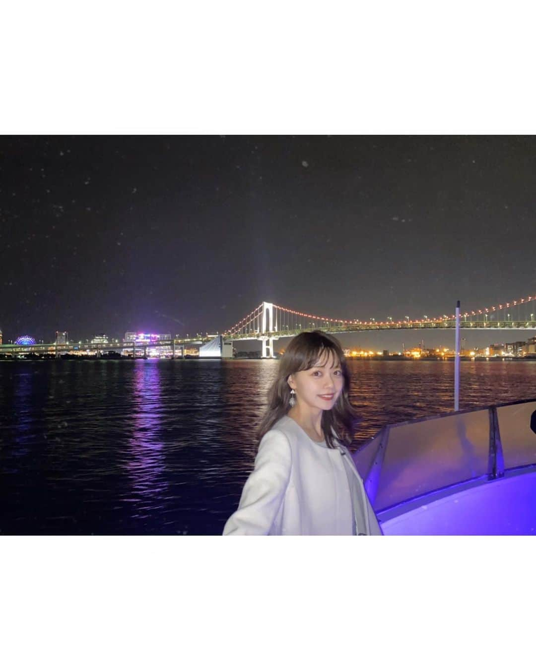 山崎春佳さんのインスタグラム写真 - (山崎春佳Instagram)「🛳🍽  お誕生日はプロポのお上品なワンピースを着ました♡︎ すっごくスタイルアップしてくれる✨ スカートのレースがかわいいの☺︎！特に裾の感じ！！ @proportionbodydressing   夜はクルーズでディナーをしました✩⡱ お食事はおいしいし、景色は楽しいし感動でした✧ 豪華な雰囲気だったので山崎はドキドキでした(笑)   #me #tbt #birthday #celebration #dress #ootd #outfit #girly #pbd #proportion #proportionbodydressing #cake #dinner #ship #誕生日祝い #クルーズディナー #嬉しかった #サプライズ #ありがとう😭🤲🏻 #しふく #プロポ #プロポーションボディドレッシング #ザクルーズクラブ東京 #レディクリスタル #天王洲アイル」2月13日 22時16分 - haruka_yamazaki